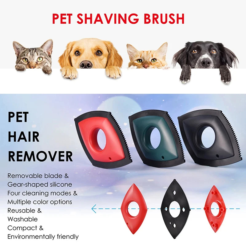 4 Modes Pet Hair Remover Comb  - đánh giá và giá Seat Cleaner Fabric