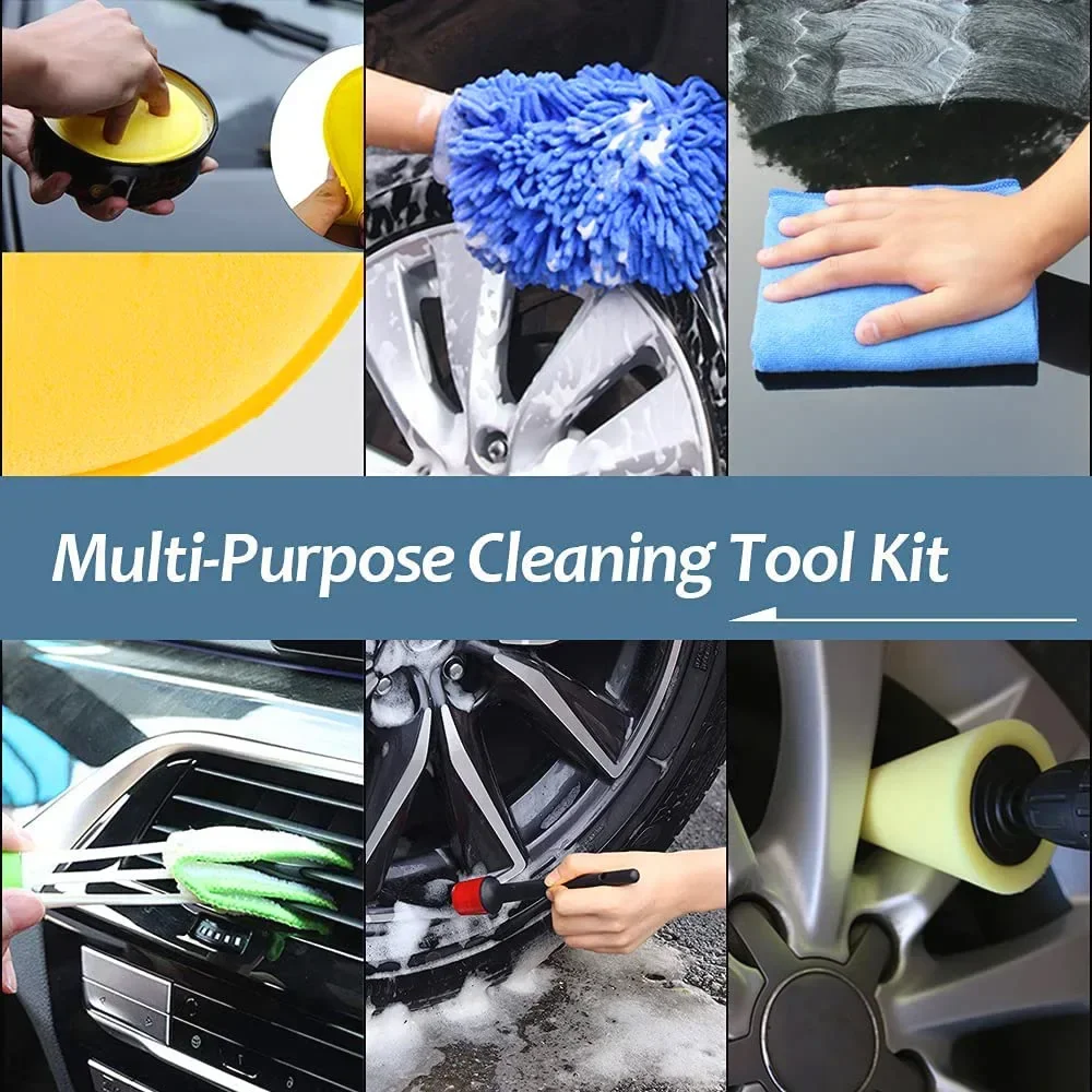 New Car Detailing Cleaning Kit - đánh giá và giá Detailing Brush Set