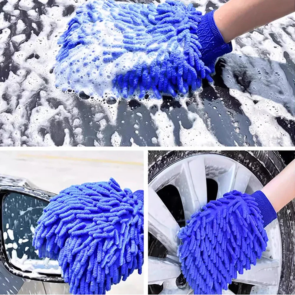 1/2pcs Car Wash Glove Coral Mi - đánh giá và giá Detailing Brush Set