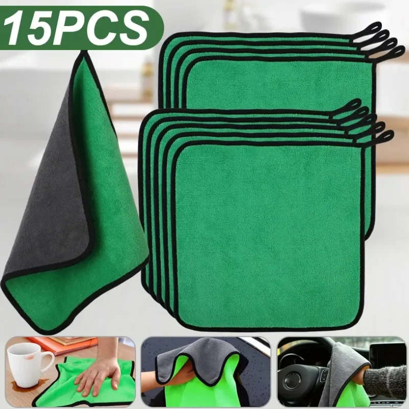5/15pcs Microfiber Cleaning To - đánh giá và giá Microfiber Towel Detailing